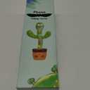 Pbooo Dancing Talking Cactus Mimicking Toy,Talking Repeat Singing Sunny Cactus Toy 120 Pcs Songs for Baby 15S Record Your Sound Sing+Dancing+Recording+LED