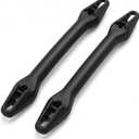 Hungdao 2 Pack Boat Mooring Snubber Dock Line Fits 9/16" - 3/4" (14-18mm) Rope, Heavy Duty Rubber Marine Dock Shock Absorber for Boats up to 40 ft