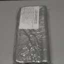 Toddler Booster Seat for Dining Table, PU Washable Double Safe Straps Non-Slip Bottom Booster Seat Dining Toddler, Portable Travel Increasing Cushion (Grey)