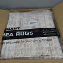 Soalmost Washable Area Rug 8x10, Large Soft Rugs for Living Room Vintage Beige Carpet 8x10 Area Rugs for Bedroom Dining Room Non-Slip Stain Resistant Under Table Rug
