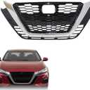 SecosAutoparts Upper Front Bumper Grille Compatible with Nissan Altima SL S SV 2019-2022 Replace# 62310-6CG1A