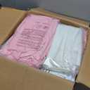 wilwolfer 6 Pack Kids Teepee Tent Bulk and Inflatable Airbed & Light, Natural Toddler Play Tent for Girls Boys Indoor Sleepover Slumber Party Birthday Gifts(Pink, White)