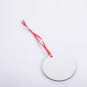 8 x 10pcs Sublimation Blanks - 3.15" Round MDF Ornaments for DIY Christmas Decoration
