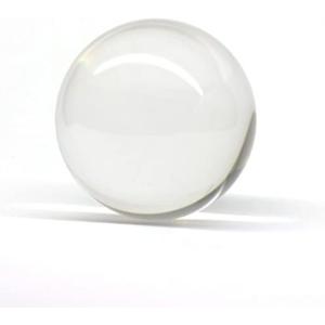 Decorative Orbs for Bowls and Vases Set of 1 Diameter 3'' Crystal Sphere Ball,Camera Sphere and Photography Orb (Transparent Color-1)