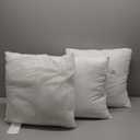 EDOW Throw Pillow Inserts, Set of 4 Lightweight Down Alternative Polyester Pillow, Couch Cushion, Sham Stuffer, Machine Washable. (White, 18x18)