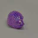 1Pc Hedgehog Sugar Squishy Stress Balls, Kawaii Hedgehog Sugar Ball Squishy Toys for Kids Adults, Sensory Squeeze Fidget Toys for Easter Basket Stuffers, Goodie Bag Stuffers (Purple)