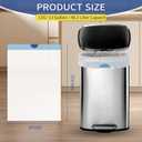 13 Gallon Trash Bags Drawstring 120 Count, 1.7 Mil Thick White Garbage Bags, Easy-Dispense Roll for Kitchen & Household Use, Resists Tears, Leaks and Punctures