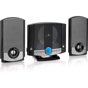 GPX HM3817DTBK Home Music System with Remote and AM/FM Radio Black