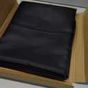 sancua 2 Pack Black Tablecloth 60 x 102 Inch, Rectangle 6 Feet Table Cloth - Stain and Wrinkle Resistant Washable Polyester Table Cover for Dining Tables, Buffet Parties and Camping