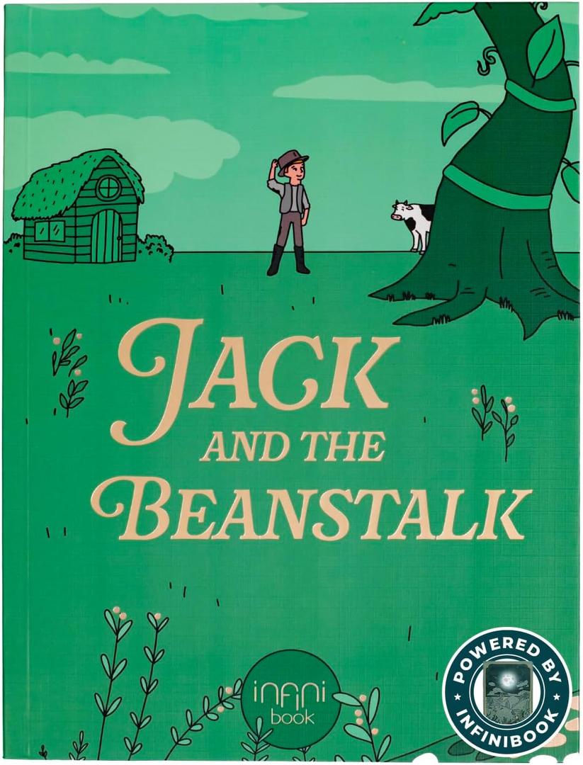 Cali's Books Jack and The Beanstalk infinibooklet - infinibook Interactive Storybook for Kids, Learning Book for Toddlers
