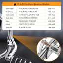 PBYMT Highway Pegs Long Angled 304 Stainless Steel, Highway Footpegs Footrest Fit For 1''&1.25''(25/32mm) Crash Bars Compatible with Harley Davidson Touring Streel Guide Chrome