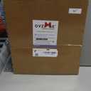 OVZME 2 Panels Ivory Sheer Curtains 54 Inches Length Window Treatment for Kitchen, Elegant Airy Transparent Curtain Draperies Rod Pocket for Kids Living Room, Each 42 Width 54 Length