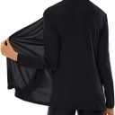 HODOSPORTS Womens UPF 50+ Rash Guard Cardigan UV Sun Protection Shirts with Pockets Swim Cover Up Long Sleeve Lightweight (Black, M)