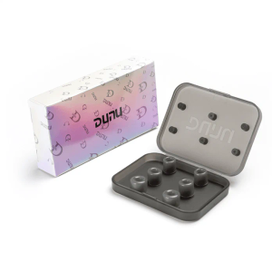 HiFiGo DUNU S&S Earbud Tips for 4.0mm-6mm Nozzle, Silicone Ear Tips Replacement for Da Vinci, Explorer, Titan S2, Wireless/Wired Earphones (S(3 Pairs))