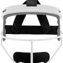 RIP-IT Original Defense Softball Face Mask, Lightweight, Protective Fielder's Softball Face Shield with Ponytail Strap & Soft Foam Padding