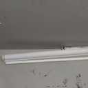 No Drill Zebra Blinds for French Door, 24 5/8" W x 72" L, White