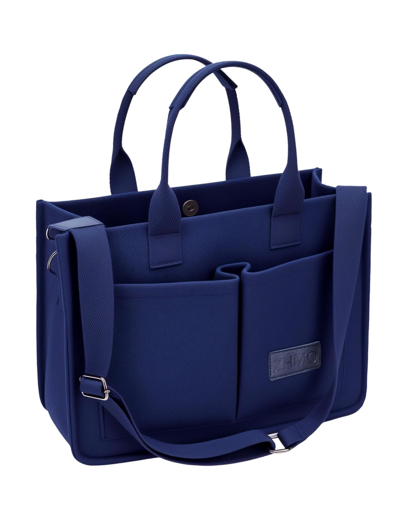 Tote Bag for Women With Compartments,Large Canvas Totes Women's Purse Crossbody Bags Work Laptop Book Bag Shoulder Handbags Tote Bag for Women With Compartments,Large Canvas Totes Women's Purse Crossbody Bags Work Laptop Book Bag Shoulder Handbags