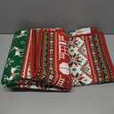 Christmas Rugs for Living Room, Red and White 5x7 Area Carpet Non Slip Indoor, Christmas Tree Snowman Reindeer Low Pile Washable Area Rug for Laundry Room, Bathroom, Bedroom