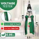 8 in 1 wire stripper with voltage tester and crimper electrician tools, herramientas electricas wire stripper, wire cutters and electrical tester, para electricista
