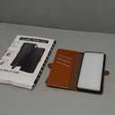 XcaseBar Compatible with Samsung Galaxy A16 5G Wallet case with Zipper Credit Card Holder【RFID Blocking】,Flip Folio Book PU Leather Phone case Shockproof Cover Women Men for A16 case Light Brown