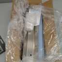 CAROD 33.4" Large Floor Squeegee for Concrete, Commercial Heavy Duty Silicone Blade Squeegee for Floor with 63" Stainless Handle, AntiSplash Curved Baffle for Garage, Factory, and Tough Cleaning Jobs