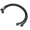 Ritafc 18"" Fog Light Extension Harness 5202 H16 PSX24W Fit for 10-18 Jeep Wrangler JK Extension Wire Connector Sold as Pairs - Plug & Play Fog Light Harness