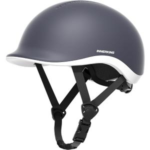 InnerKing Womens Bike Helmet, Adjustable Cycling Helmets for Adults, Road Urban Commuter Bicycle Helmet with High-Visibility Reflective Strip for Men Ebike Scooter Skate, Medium