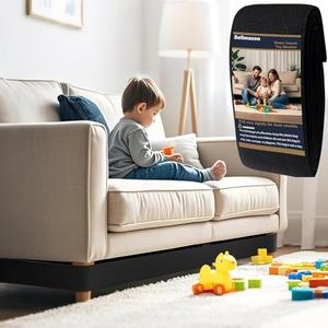 Sellmazon Under Couch Blocker for Kids and Pet Toys, 3 inch x 123inch, Toy Blocker for Bed and Furniture, Stop Toys Going Under Sofa