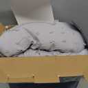 Bedsure King Comforter Set - Light Grey Comforter, Boho Tufted Shabby Chic Bedding for Kids, 3 Pieces Vintage Farmhouse Bed Set for All Seasons, Fluffy Soft Bedding with 2 Pillow Shams, Light Grey