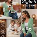 Lightweight Cardigan for Women Long Sleeve Sweater Office (XXXL)
