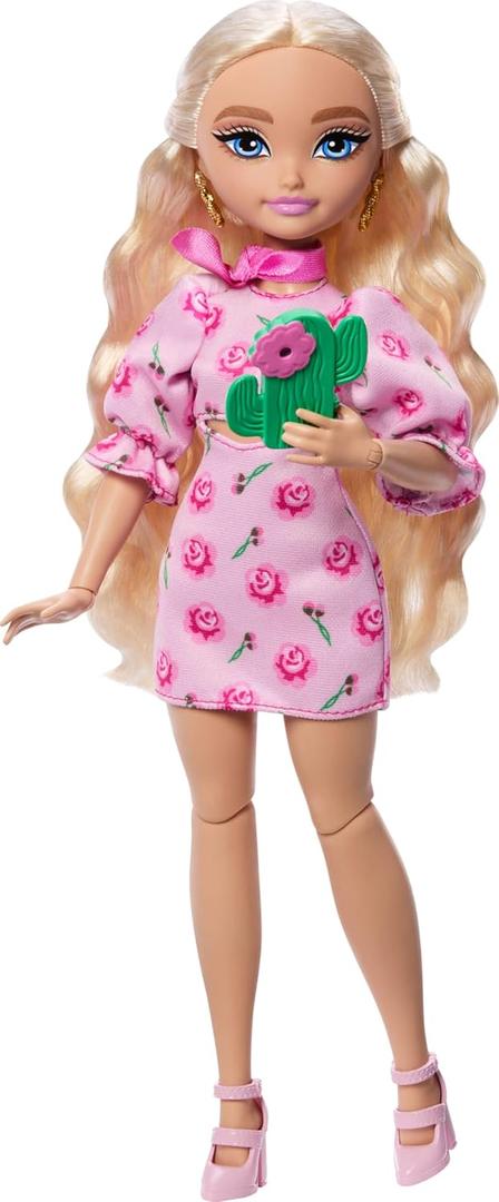 Barbie Dream Besties Festival Looks Set, Including Barbie Malibu Doll with Long, Blonde Stylized Hair, 10+ Removable Fashions & Accessories