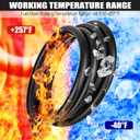 3/8 Inch (10mm) ID Fuel Line Hose 10FT NBR Rubber Push Lock Hose High Pressure 300PSI for Automotive Fuel Systems Engines