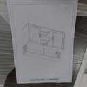 Wine Bar Cabinet with Wine Rack Glass Holder Coffee Bar Storage Cabinet, Sideboard Freestanding Liquor Cabinet Bar for Home Kitchen Living Room, Office, Dining Room with LED Lights