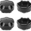 4Pcs 107.1mm/4.22Inch Center Caps for OEM Can-Am Wheel Rim Replacement 705401318 Hub Cap,(Matt Black Out 107.1mm/4.22in, Inner 104mm/4.09in)