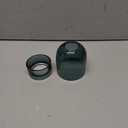 47th & Main Cloche and Dish Votive/Tealight Candleholder, 4" Dia x 4" H, Green