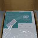 Mass Loaded Vinyl Soundproof Wall Panels Self-adhesive, 12 Pack Mlv Soundproofing Panels, 12''x12''x0.4'' High Density Square Sound Proof Panels For Walls, Home Office, Reccording Studio White