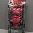 The New York Doll Collection My First Doll Stroller with Basket & Heart Design Foldable Doll Stroller, Pink