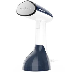 BEAUTURAL Steamer for Clothes, Portable Handheld Garment Fabric Wrinkles Remover, Aluminun Heating Plate, 35Second Fast Heatup, Large Detachable Water Tank (Only for 120V), Blue