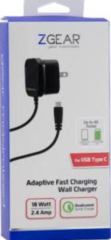 ADAPTIVE FAST CAR CHARGER 30 WATTS TOTAL POWER, FOR USB C