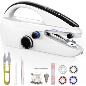 Handheld Sewing Machine,Portable,Mini Sewing Machine,Easy to Use,Fast Sewing Speed,Suitable for Sewing Clothes,Fabric,DIY Home Machine for Beginners.(Black)