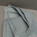 MIULEE Pack of 2 Corduroy Soft Soild Decorative Square Throw Pillow Covers Cushion Cases Pillowcases for Sofa Bedroom Car 18 x 18 Inch 45 x 45 Cm Smoky Blue