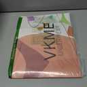 VKME Cotton Underwear for Women Seamless No Show Bikini Breathable Hipster Wavy Sides Invisibles Cheeky Panties 5 Pack (S)