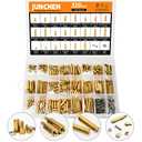 M3 Brass Hex Standoffs Spacers Male Female PCB Motherboard Spacer Assortment Kit,320pcs M3 Metric Thread Mount Spacer Screw Nut Bolt for DIY Computer Build, Electronic Projects, Circuit Board