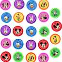 24 Pcs Mickey Themed Stampers, Mouse Birthday Party Supplies, Goody Bag Treat Bag Stuff for Mickey Birthday Party Gifts