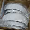 LightInTheBox Modern Wall Sconce Set of 2 Indoor Wall Light Fixture Half Moon Metal Wall Lamp White for Stair Hallway Home Theatre Bedroom (2PCS)