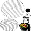 7435 7441 Grill Grate for Weber 22 Inch Kettle Charcoal Grill, 22" Cooking Grate for Weber Master Touch 22, Performer, Jumbo Joe Premium, Original Kettle Accessories, Stainless Steel Easy Clean