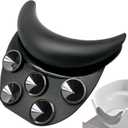 Shampoo Bowl Neck Rest for Sink, Silicone Neck Rest Cushion with Suction Cup, Portable Hair Washing Sink Neck Support Non-Slip for Salon Home Wash Basin