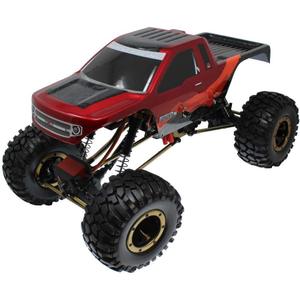 Redcat Racing Everest 10 1/10 Scale Electric RC Rock Crawler, 4WD Shaft Driven RC Truck with Waterproof Electronics, Aluminum Chassis, Beadlock Tires, 2.4GHz RTR with Battery & Charger- Red and Black