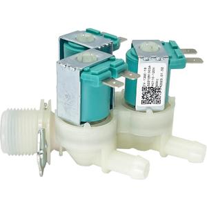 Washer Water Inlet Valve for LG WM5000HWA WM9000HVA WM9000HWA WM3670HWA WM1388HW WM2050CW WM2150HW WM2233HU WM2233HW WM2350HSC WM2455HG WM2455HW WM2496HSM WM2496HWM WM3180CW 79641283311 79641372210