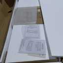 Walker Edison Modern Curved Reeded TV Stand for TVs up to 70 Inches, Credenza with Sliding Doors and Adjustable Shelves, TV Stand with Cord Management Cutout, 70 Inch, Coastal Oak